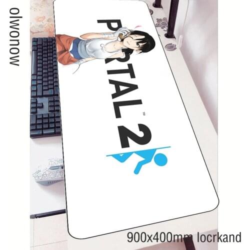 Portal 2 mouse pad gamer thick 90x40cm notbook mouse mat gaming mousepad New arrival pad mouse PC desk padmouse mats