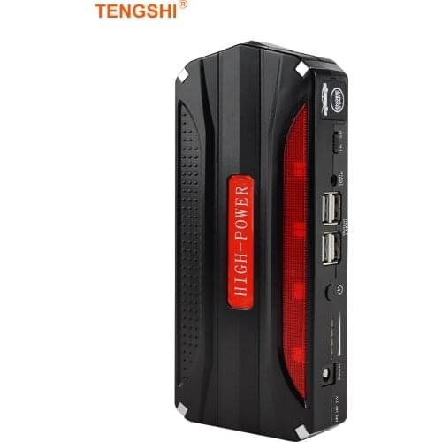 TengShi Multi-Function Emergency Battery Charger Car Jump Starter High Capacity Booster Power Bank Starting Device Cables