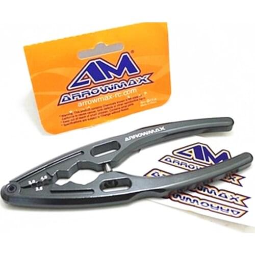 ARROWMAX Multi Shock Clamp V2 (Gray) 3.0 3.5 4.0 Assembly Tool For Airplane Helicopter Multicopter Remote Control Cars rc parts