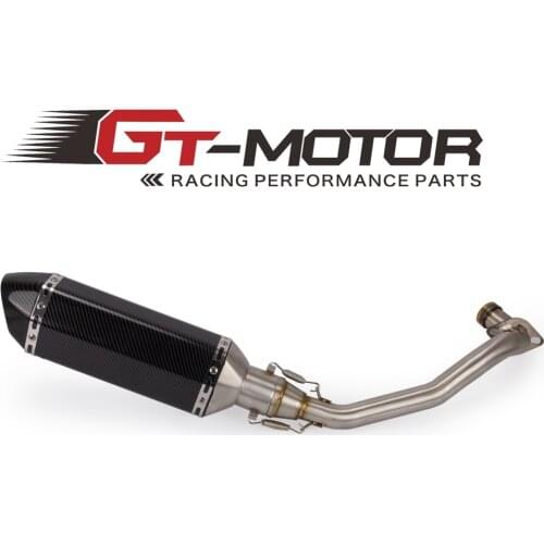 Motorcycle Full Exhaust System Front Pipe Link Muffler Slip On For YAMAHA BWS 125 150 X BWS125