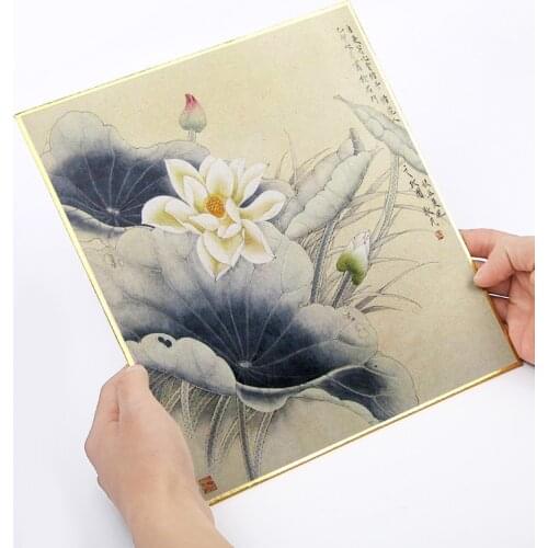 Bark Fiber Half-Ripe Xuan Paper Hard Card Chinese Calligraphy Creation Rice Paper Writing Brush Calligraphy Practice Paper