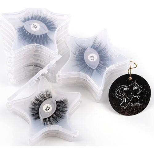 10/20/100pcs Wholesale Lashes False Eyelashes Bulk Fluffy 3D Mink Lashes Eyelashes Package Box Wispy Fake lashes in bulk