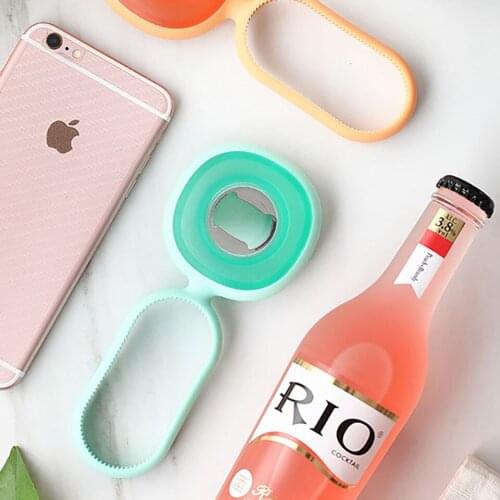 Three-In-One Silicone Furniture Tool Bottle Opener Multifunctional Wine Bottle Opener Bottle Can Bottle Opener