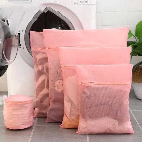 1/4/5 Pcs/Set Mesh Laundry Bag Underwear Washing Bags Travel Special Clothing Care Bag Washing Machine Clothes Protection Net