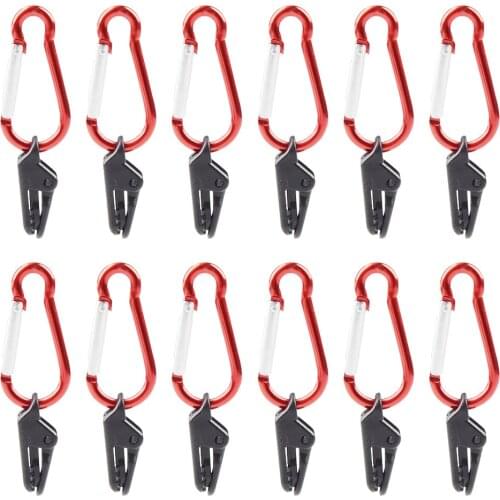 10pcs Tent Pull Point Clip Outdoor Camping Tent Alligator Clip Pull Point Hook Buckle For The Tent Crocodile Clip Tent Accessory