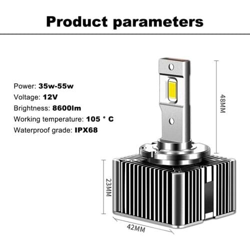 2X 12v 35w 6000k D1S D2S D3S D4S D1R D2R D3R D4R D5S D8S LED Car headlights Xenon HID For Audi VW