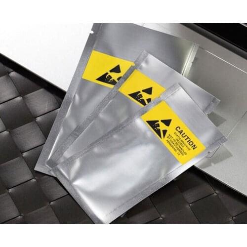 5000pcs/Lot 9*13.5cm Plastic Packaging Bags Antistatic Anti-Static for Phone Flex Cable Battery Package Pouches Yellow Label bag