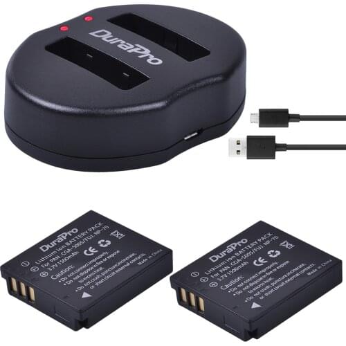 2pc CGA-S005 CGA S005 Battery +USB Dual Charger for PANASONIC DMW-BCC12 DMC-FX8 FX9 FX10 FX12 FX50 FX150 LX1 LX2 For Fuji NP-70