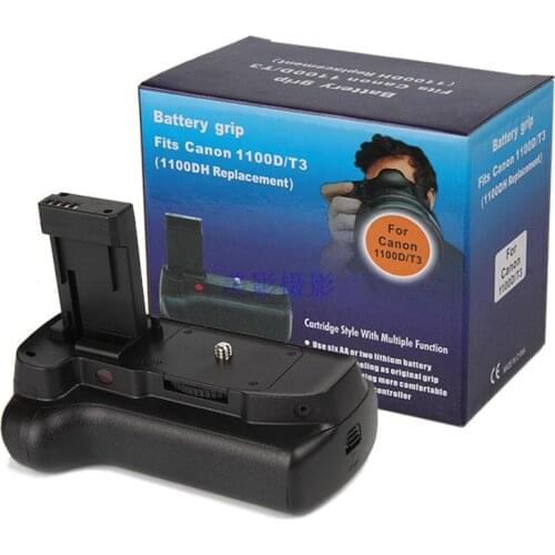 Professional Multi Power Battery Grip For Canon 1100D 1200D 1300D EOS Rebel T3 T5 T6 Kiss X50 DSLR Camera