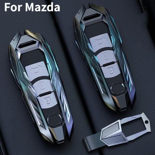 Zinc alloy Car Remote Key Case Cover shell For Mazda 2 3 5 6 Atenza Axela Demio CX-4 CX-5 CX5 CX-3 CX7 CX-9 2016 2017 2018 2019