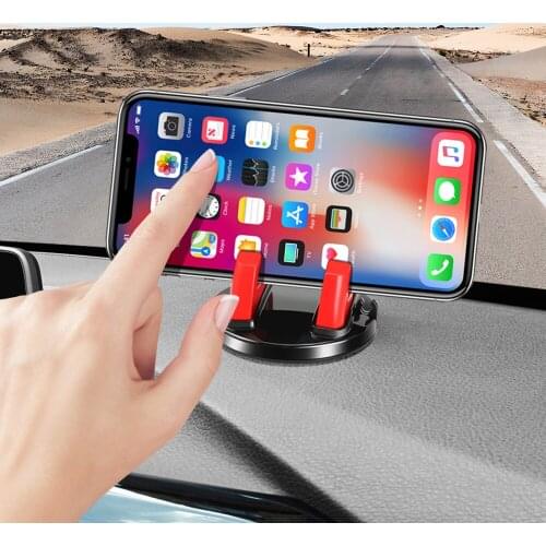 360 Degree Rotate Phone Holder Car Accessories for Lada gaz Chery Geely Renault KIA FIAT 500 for toyota bmw Suzuki