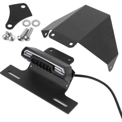 Motorcycle License Plate Holder Eliminate Dynamic LED Tail Lamp Fit for Yamaha Bolt/XV950R 14‑19