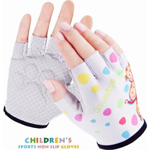 Kids Half-Finger Monkey Bar Gloves for Age 1-10 Boys and Girls Climbing Biking, Good Grip Control Gloves for Gymnastics