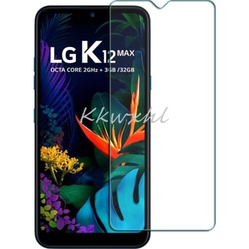 For LG K50 6.26" Screen Protective Tempered Glass ON K12 Max LMX520BMW, LMX520EMW, LM-X520 Protector Cover Film
