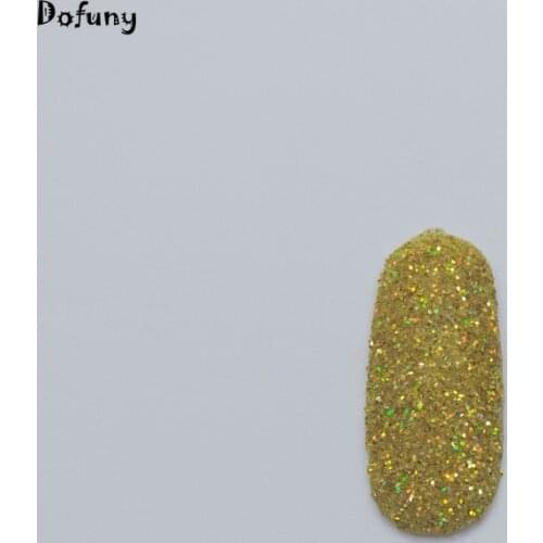 Fine Gold Laser Holographic Nail Glitter Dust For Nail Arts,Rainbow Pigment Manicure Pigments Nail Art Tips