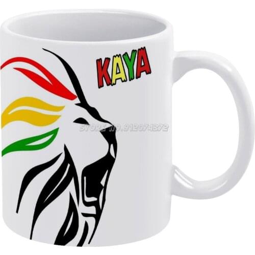 Kaya Coffee Mugs Style Cartoon Tea Coffee Mug Cup Birthday Gift Collection Kaya Reggae Bob Ziggy Robert Nesta Marley One Love On