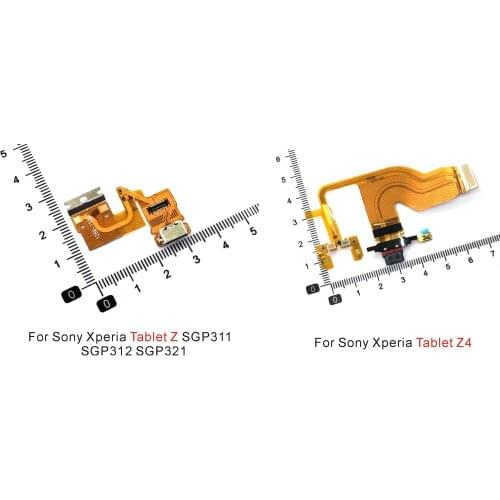For Sony Xperia Tablet Z SGP311 SGP312 SGP321 USB Board Charging Charger Port Dock Connector Plug Flex Cable