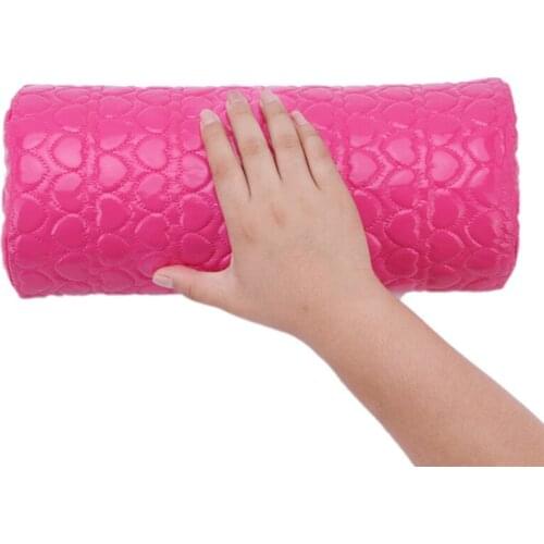 1pcs Soft Nail Art Pillow Manicure Hand Arm Rest Pillow Cushion Nail Tool Equipment PU Leather holder cosmetic tools