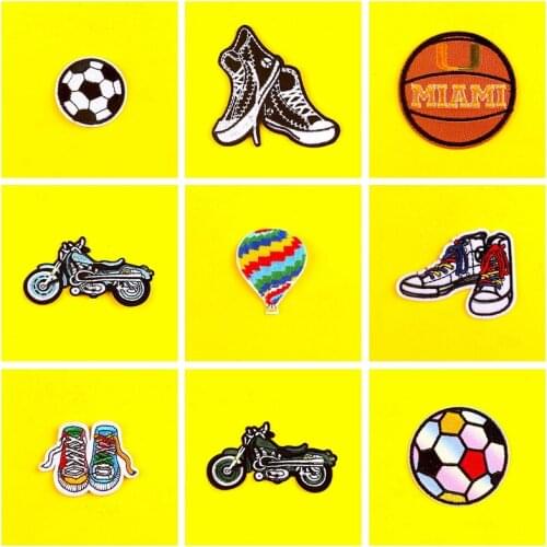 Punk Car Patch Ecusson Thermocollants Embroidered Patches For Clothing Movement Patch Stripe On Clothes Applique Jacket Patch