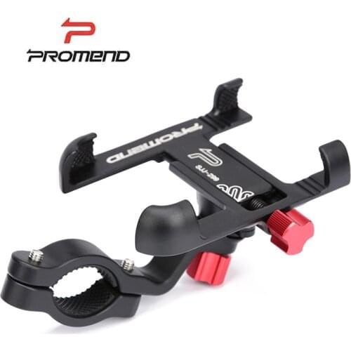 NEW Bicycle Phone Aluminum Alloy Holder For Universal Bike Mobile Cell Phone Holder Adjustable Non-slip Stand GPS Mount Bracket