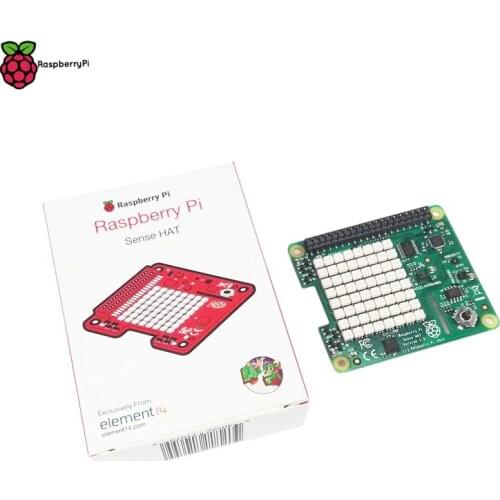 Official Raspberry Pi 3 Model B+ Sense HAT with Orientation Pressure Humidity and Temperature Sensors Humidity I2C Sensors