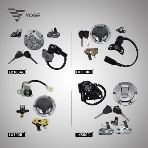 Motorcycle Lx500r Lx300r 300rr Lx300ac Lx650ds Original Full Set Lock Apply for Loncin Voge