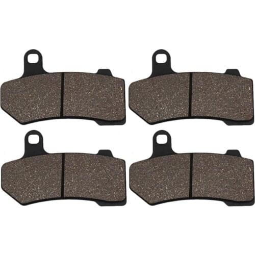 Motorcycle Front and Rear Brake Pads for HARLEY DAVIDSON FLTRU Road Glide Ultra 2011 2012 FLHTC Electra Glide Classic 2008-2012