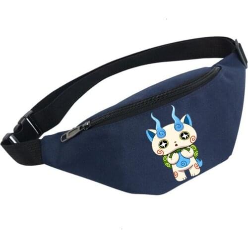 Unisex Fanny Pack women Belt Waterproof Chest Handbag Waist Bag Ladies Waist Pack Belly Bags For anime OLM TEAM INOUE