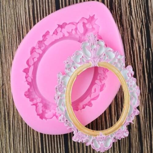 Frame Silicone Mold Fondant Mold Cake Decorating Tools Chocolate Gumpaste Mold