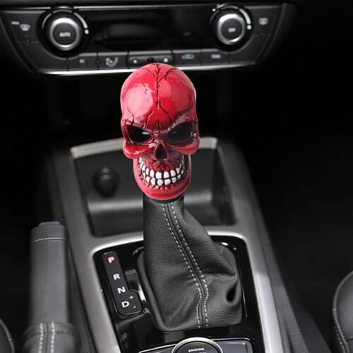 Gear Shift Knob Skull Automatic Personalized Modification Sport Lever Gear Stick Universal Manual Head Lever Auto Parts