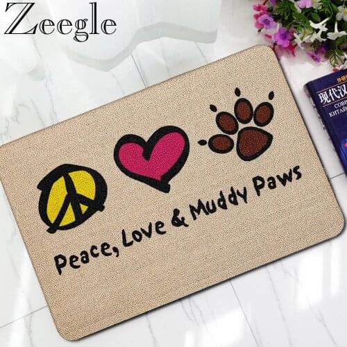 Funny Doormat Waterproof Rubber Kitchen Mat Anti-slip Area Rugs Living Room Hallway Bathroom Printed Carpet Entrance Floor Mat