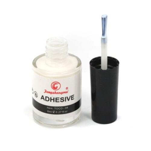 1PCS PRO White Glue Adhesive for Galaxy Star Foil Sticker Nail Art Transfer Tips 8ml