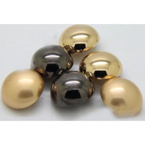 10Pcs 18-25mm Gun black gold mushroom metal button woolen coat sweater buckle windbreaker jacket decorative button C045