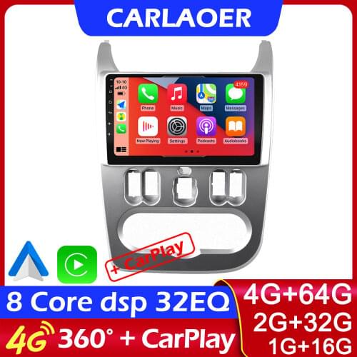 Android 10 Car Radio For Renault Logan I Sandero Lada Lergus Dacia GPS 2din Multimedia Video Player 4G WIFI 2 din Navigation GPS