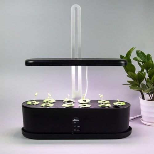 Automatic Hydroponics Growing System, Indoor Herb Garden Starter Kit with LED Grow Light, Smart Garden Planter for Home Kitchen