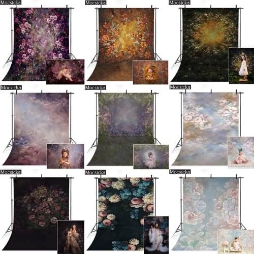 Floral Backdrop Flowers Texture Newborn Children Adult Portrait Background Baby Shower Photocall Wedding Photography Props