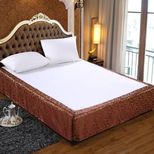 Cheap hotel bed skirts in stock