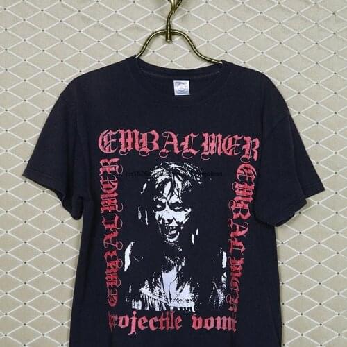 Embalmer t shirt Exorcist Regan death metal Cannibal Corpse Deicide Slayer Possessed Autopsy Obituary Kreator Nunslaughter