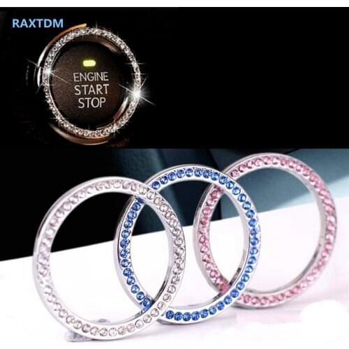Crystal Car Engine Start Stop Ignition Key Ring For Lexus RX300 RX330 RX350 IS250 LX570 is200 is300 ls400