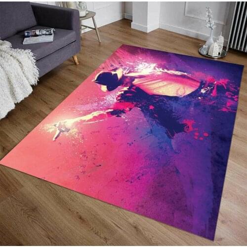 Michael Jackson Patterned Carpet ,Non Slip Floor Carpet,Teens Carpet,Turkish Rug