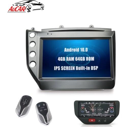 AuCAR 9" Generation 2 Multimedia Player Car Radio Car Video GPS Navigation DSP Carplay For Maserati GT/GC Granturismo 2007-2019