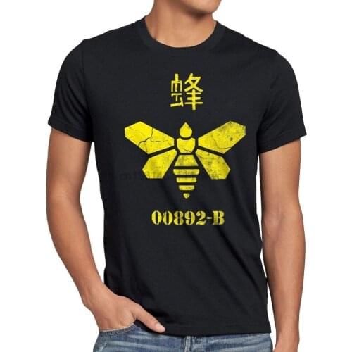 2020 New Arrival MenS Fashion Golden Moth Chemical Herren T-Shirt Breaking Walter Chemie Bad Biene Heisenberg Funny Tees