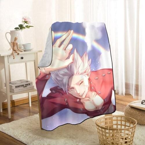 New Arrival Nanatsu no Taizai Blankets Printing Soft Blanket Throw On Home/Sofa/Bedding Portable Adult Travel Cover Blanket