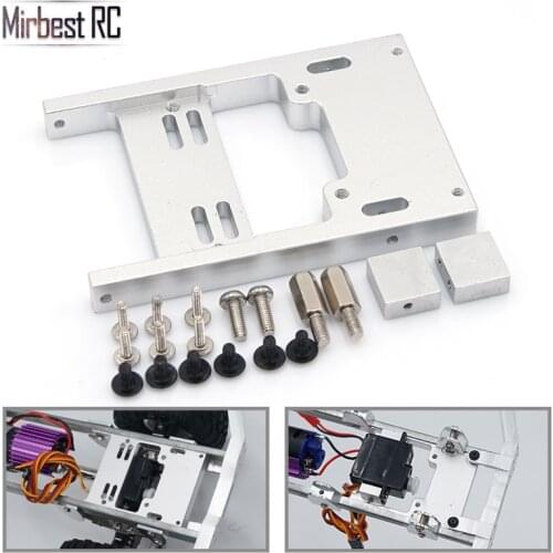 Upgrade Metal Spare Part Steering Servo Fixed Mount Bracket For WPL RC Truck Car Support 9g/12g/17g Durable Remote Control Part