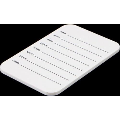 Individual Eyelash Extension Hand Plate Holder Lash Tray Strip Palette 14mm 15mm 50JF