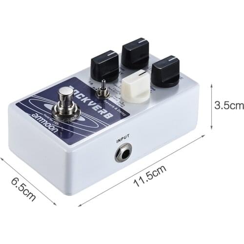 Ammoon POCKVERB Guitar Pedal 7 Effects Chorus Simulator Guitar Effect Pedal Guitar Accessories