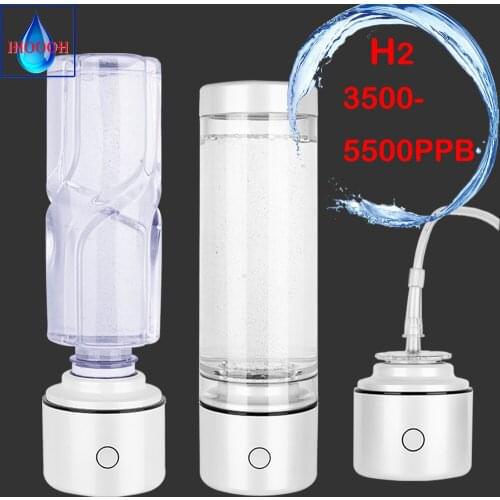 Mini Nano High Concentration Quantum Rich Hydrogen Generator ORP Alkaline Pure H2 Water Bottle/Cup SPE&PEM Electrolysis Ionizer