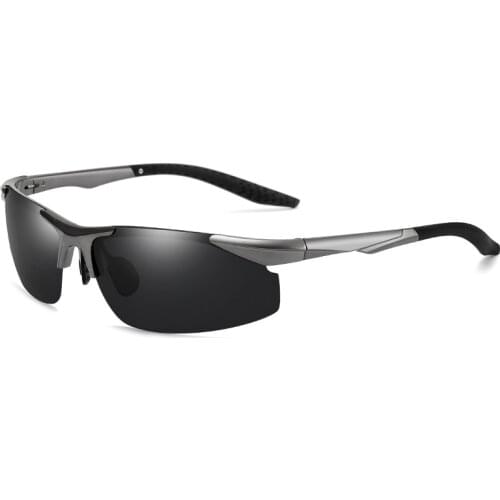 Driving Polaroid Sun Glasses Aluminum Frame Sports Sunglasses Men Polarized Driver Retro UV400 Anti-glare Goggles