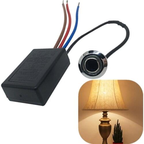 US/EU 0.3A/0.8A LD-600S Build-in 3 Way Finger Touch Dimmer ON/OFF Switch US EU 220V-240V 20W-150W