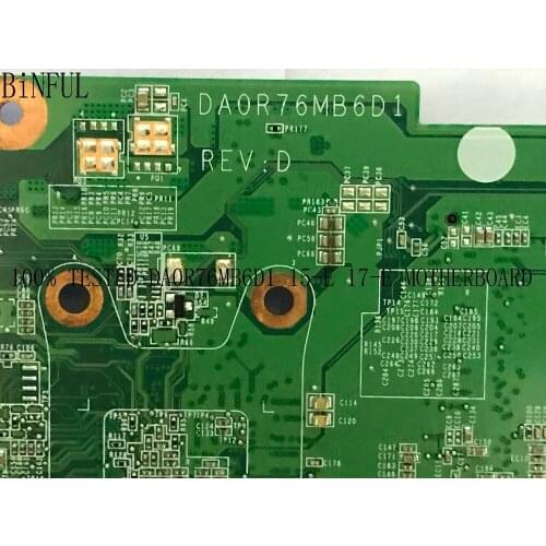 BiNFUL ,NEW ITEM ,STOCK. 734004-501 DA0R76MB6D1 ( DA0R76MB6D0 ) FOR HP PAVILION 15-E /17-E LAPTOP MOTHERBOARD ,WITH A4 PROCESSOR